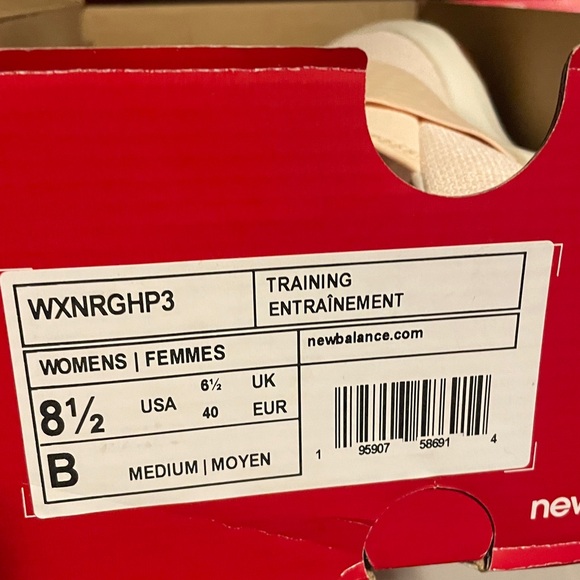 BRAND NEW women new balance nergize soft pink cream shoes size US 8.5 - Picture 7 of 7
